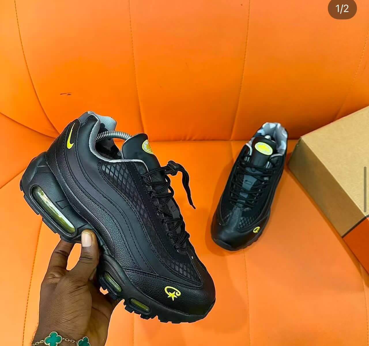 Nike Air Max 95 Black/Volt Sneakers